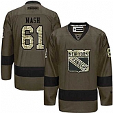 Glued New York Rangers #61 Rick Nash Green Salute to Service NHL Jersey,baseball caps,new era cap wholesale,wholesale hats